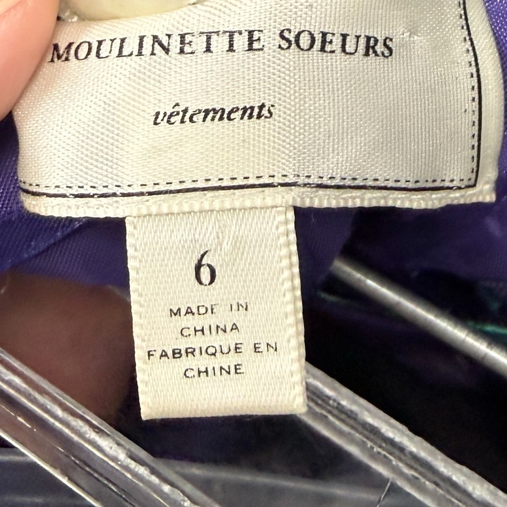 Anthropology Moulinette Soeurs Strapless Sweetheart Floral Dress Wedding Size 6 - Picture 4 of 8